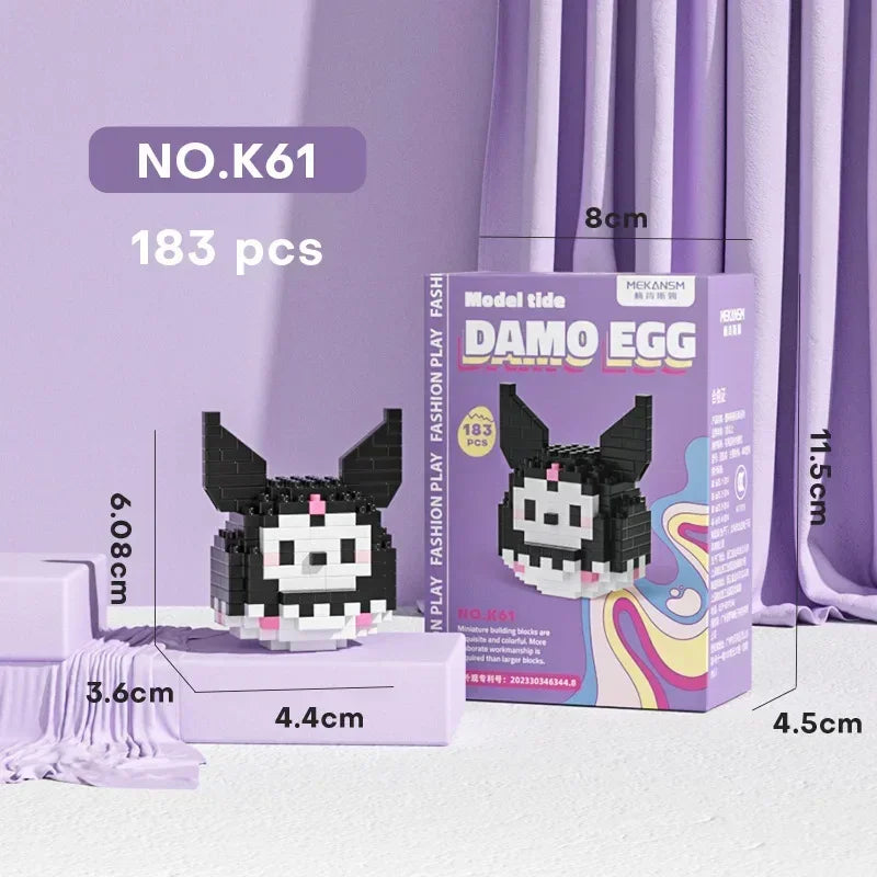 Disney, Sanrio, HelloKitty, My Melody, Kuromi, Miniblocks Lego Building Blocks