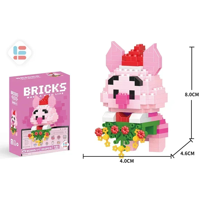 Disney, Sanrio, HelloKitty, My Melody, Kuromi, Miniblocks Lego Building Blocks