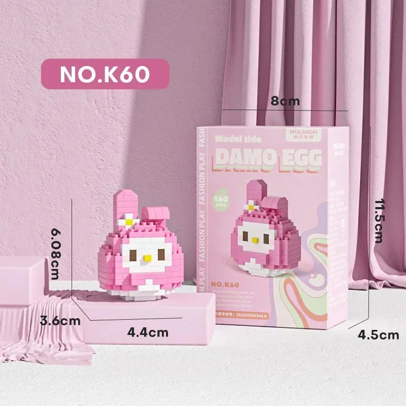 Disney, Sanrio, HelloKitty, My Melody, Kuromi, Miniblocks Lego Building Blocks