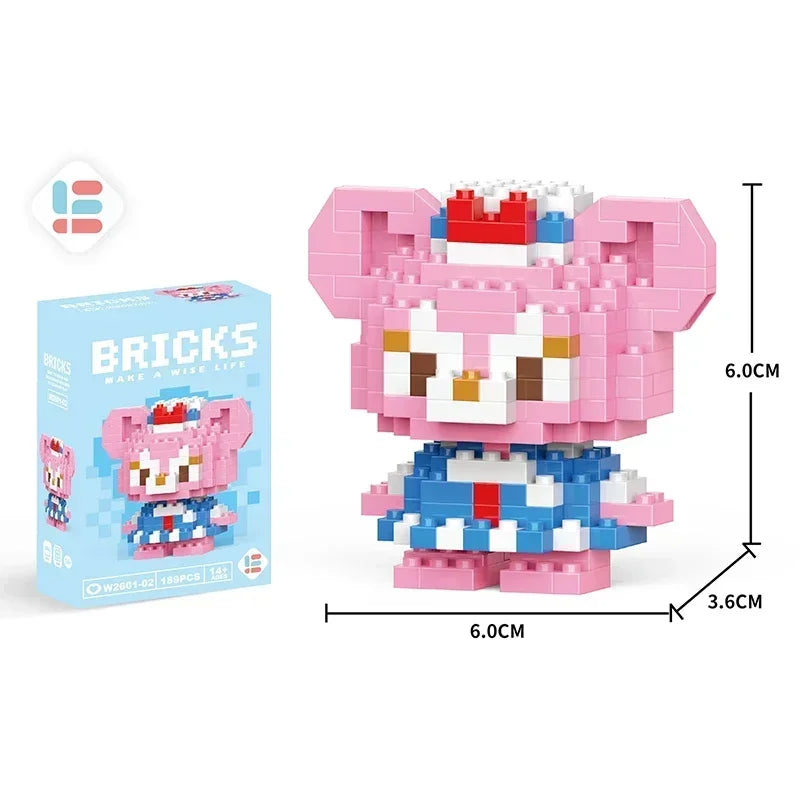 Disney, Sanrio, HelloKitty, My Melody, Kuromi, Miniblocks Lego Building Blocks