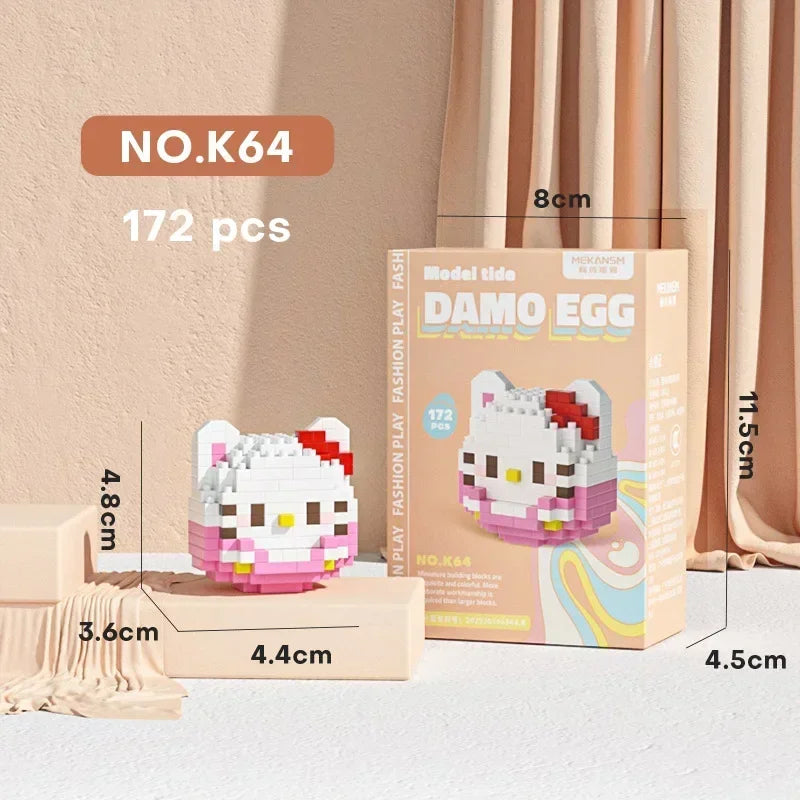 Disney, Sanrio, HelloKitty, My Melody, Kuromi, Miniblocks Lego Building Blocks