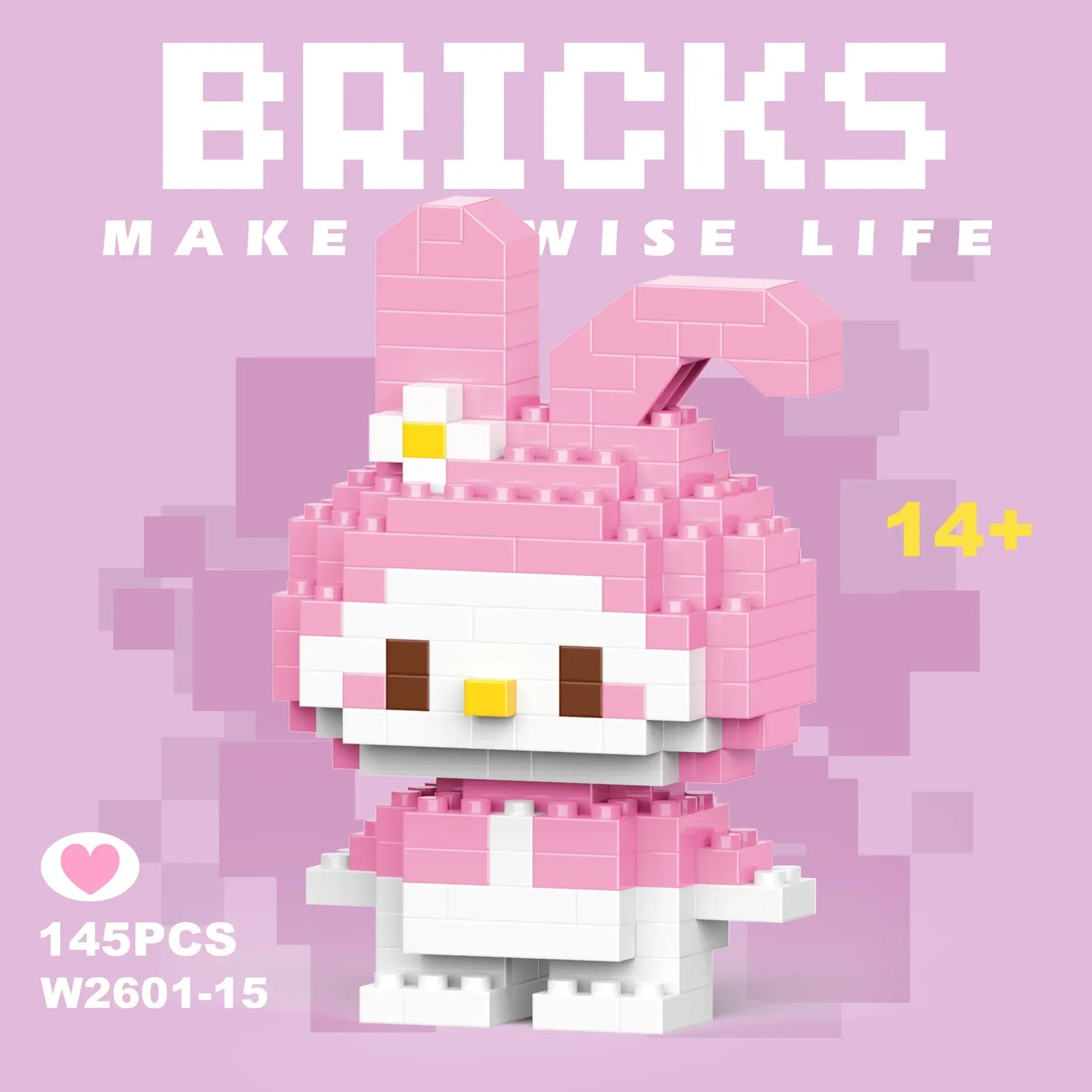 Disney, Sanrio, HelloKitty, My Melody, Kuromi, Miniblocks Lego Building Blocks