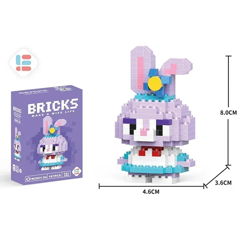 Disney, Sanrio, HelloKitty, My Melody, Kuromi, Miniblocks Lego Building Blocks