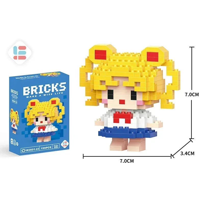 Disney, Sanrio, HelloKitty, My Melody, Kuromi, Miniblocks Lego Building Blocks