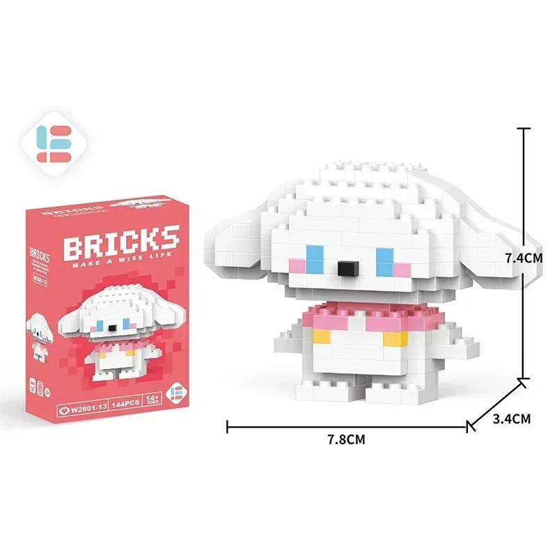 Disney, Sanrio, HelloKitty, My Melody, Kuromi, Miniblocks Lego Building Blocks